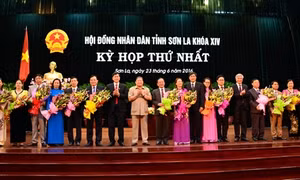 HĐND tỉnh Sơn La bầu các chức danh chủ chốt khóa XIV