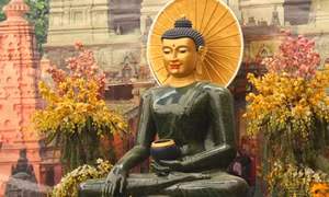 Trưng bày tượng Phật ngọc hòa bình thế giới