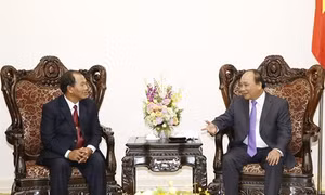 Thủ tướng Nguyễn Xuân Phúc tiếp Bộ trưởng Bộ Tư pháp Lào