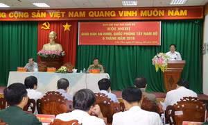 Giữ vững an ninh quốc phòng, tạo môi trường thuận lợi phát triển kinh tế-xã hội vùng Tây Nam bộ