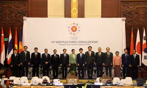 Hội nghị Tham vấn Bộ trưởng kinh tế ASEAN + 3 với Trung Quốc, Nhật Bản và Hàn Quốc.