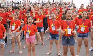 Xác lập hai kỷ lục Việt Nam trong Festival Nhà thiếu nhi toàn quốc lần thứ VI