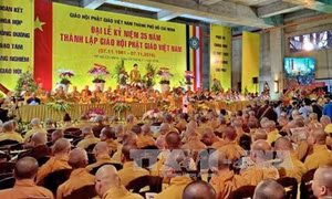 Đại lễ kỷ niệm 35 năm thành lập Giáo hội Phật giáo Việt Nam tại Thành phố Hồ Chí Minh