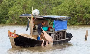 Sóc Trăng: Nhiều cá chết bất thường trên tuyến sông Mỹ Thanh