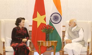 Chủ tịch Quốc hội Nguyễn Thị Kim Ngân hội kiến Thủ tướng Ấn Độ Narendra Modi