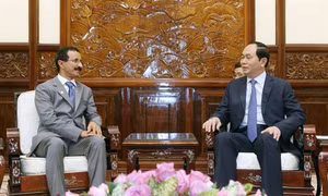 Chủ tịch nước Trần Đại Quang : Việt Nam chủ trương bình đẳng với tất cả các nhà đầu tư