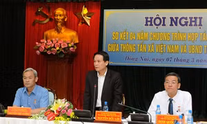 Tăng cường hợp tác thông tin giữa TTXVN và UBND tỉnh Đồng Nai