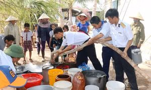 Tình trạng khô hạn, xâm nhập mặn vẫn tiếp diễn cho đến nửa đầu tháng 5/2016