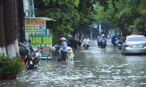 Mưa to vẫn tiếp diễn ở khu vực Bắc Bộ