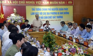 Thủ tướng Nguyễn Xuân Phúc: Xử lý kiên quyết, không bao che, dung túng các tổ chức, cá nhân vi phạm pháp luật trong sự cố môi trường tại miền Trung