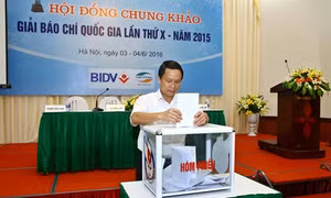 Giải báo chí quốc gia lần thứ X năm 2105: Có 8 tác phẩm đoạt giải A