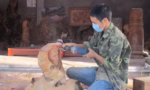 Ninh Bình: Làm giàu từ đam mê nghệ thuật điêu khắc