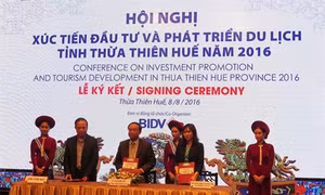 Phó Thủ tướng Vương Đình Huệ dự hội nghị xúc tiến đầu tư và phát triển du lịch tỉnh Thừa Thiên - Huế
