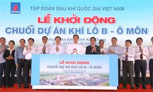 Thủ tướng Chính phủ Nguyễn Tấn Dũng bấm nút khởi động chuỗi dự án Khí Lô B - Ô Môn