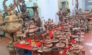 Gìn giữ thương hiệu Làng nghề đúc đồng Đại Bái