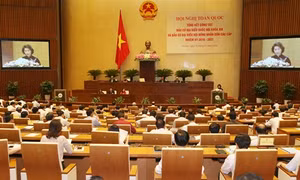 Hội nghị tổng kết công tác bầu cử đại biểu Quốc hội khóa XIV và đại biểu HĐND các cấp nhiệm kỳ 2016-2021