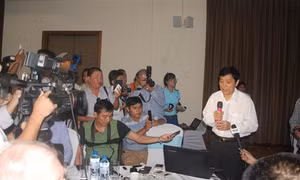 Các nhà khoa học báo cáo kết quả đánh giá hiện trạng môi trường biển 4 tỉnh Miền Trung
