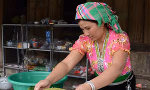Ngọt ngào hương cốm nơi rẻo cao