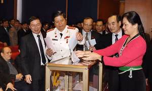 Đại hội Đảng toàn quốc lần thứ XII: Tiến hành bỏ phiếu bầu Ban Chấp hành Trung ương khóa XII