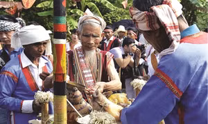 Lễ cầu mưa của người Chăm ở Vân Canh