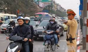 Hà Nội tổ chức phân luồng giao thông hơn 30 tuyến phố phục vụ Đại hội Đảng