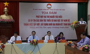 Tọa đàm "Phát huy vai trò người tiêu biểu có uy tín các dân tộc thiểu số khu vực Tây Nam bộ"