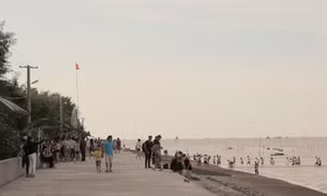 Khu du lịch sinh thái Cồn Đen hút khách vào dịp hè