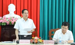 Đoàn công tác của Ủy ban Dân tộc làm việc tại tỉnh Sóc Trăng