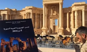 Dàn nhạc nổi tiếng Nga biểu diễn ở Palmyra