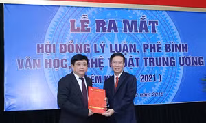 Ra mắt Hội đồng Lý luận, phê bình văn học, nghệ thuật Trung ương