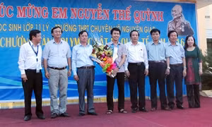 “Chàng trai vàng” Olympic Vật lý quốc tế của đất Quảng Bình