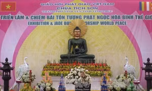 Đại lễ cung nghinh tượng Phật ngọc hòa bình thế giới tại Vĩnh Phúc