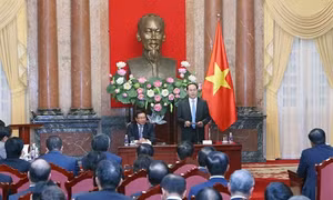 Chủ tịch nước Trần Đại Quang gặp mặt các Đại sứ, Trưởng cơ quan đại diện Việt Nam ở nước ngoài