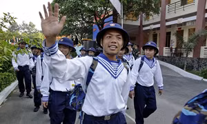 Tự hào khoác lên mình màu áo lính