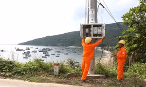 Hoàn thành Dự án cấp điện lưới quốc gia cho xã đảo Lại Sơn (Kiên Giang)