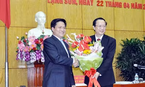 Ông Phạm Ngọc Thưởng được bầu làm Chủ tịch UBND tỉnh Lạng Sơn
