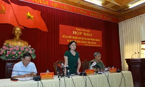 Họp báo thông tin về vụ việc Bí thư Tỉnh ủy và Chủ tịch HĐND tỉnh Yên Bái bị bắn chết