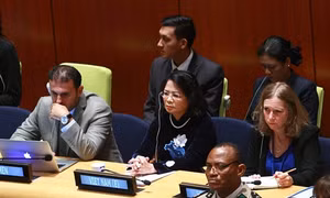 Phó Chủ tịch nước Đặng Thị Ngọc Thịnh phát biểu tại Phiên họp cấp cao của ECOSOC