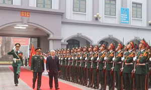 Tổng Bí thư Nguyễn Phú Trọng thăm, làm việc với Tổng cục II – Bộ Quốc phòng