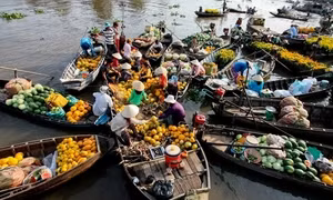 Văn hoá chợ nổi Cái Răng là di sản quốc gia