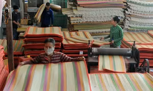 Làng nghề truyền thống chiếu Định Yên phát triển bền vững