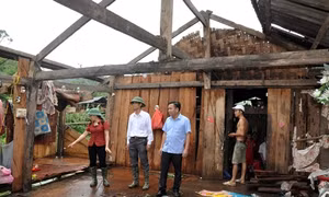Bão số 2 gây nhiều thiệt hại tại các tỉnh miền núi phía Bắc