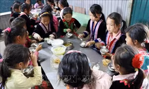 Lai Châu đảm bảo bữa ăn an toàn, chất lượng cho học sinh bán trú