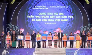 Thủ tướng dự lễ khai mạc Tuần “Đại đoàn kết các dân tộc - Di sản Văn hoá Việt Nam” năm 2019