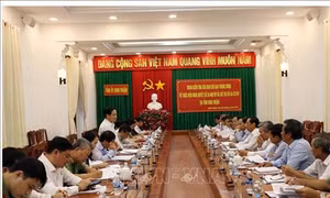 Đoàn công tác Trung ương làm việc với Tỉnh ủy Ninh Thuận về công tác dân tộc