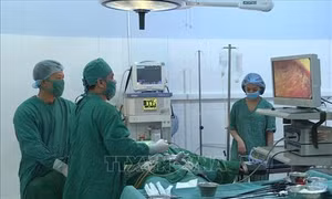 Sơn La: Áp dụng thành công kỹ thuật mổ nội soi tuyến giáp tại bệnh viện tuyến huyện