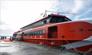 Khai Trương tuyến tàu cao tốc Sóc Trăng đi Côn Đảo