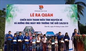 Quảng Nam ra quân chiến dịch thanh niên tình nguyện hè hướng tới những vùng khó khăn