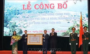 Công bố thành phố Sơn La hoàn thành nhiệm vụ xây dựng nông thôn mới
