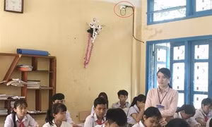 Trường miền núi đầu tiên ở Quảng Ngãi tự lắp camera giám sát